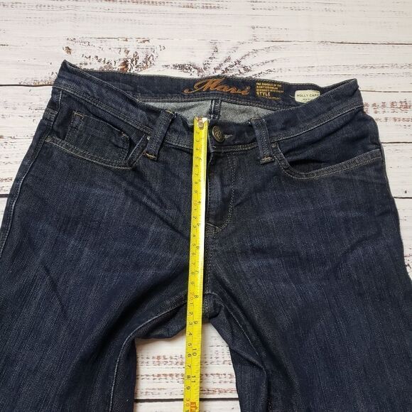 Mavi mid rise cuffed  Molly capri size 27 Dark Wash. - Picture 9 of 10